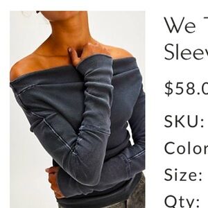 Free people thermal shirt